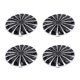 thumbnail image 1 of Tapacubos De 15 Pulgadas, Juego De 4 Tapacubos Universales De ABS A Presión Con Diseño Resistente A Impactos Para Llantas De Acero R15 De Coche, Camión, SUV, 1 of 7
