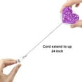 thumbnail image 3 of SagaSave Retractable Badge Holder Badge Clips ID Card Name Tags Keys Heart Shape 10 Color, 3 of 6