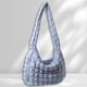 thumbnail image 1 of Bolsos Cruzados Bolsos Cruzados Bolso cruzadas con patrón de celosía acolchada de algodón de gran capacidad para el trabajo (azul), 1 of 8