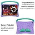 thumbnail image 2 of Cute Kids Case for Apple iPad 9th/8th/7th Generation/ iPad Pro 10.5" / iPad Air 10.5" 3rd Generation, Soft EVA Rubber Shockproof Handle Kickstand Bumper Kids Friendly Case Cover for Girls Boys,Purple, 2 of 8