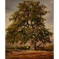 thumbnail image 2 of Jacques-Raymond Brascassat 20x24 Black Ornate Framed Double Matted Museum Art Print Titled: The Old Oak, 2 of 5