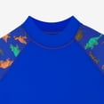 thumbnail image 6 of BIG EPHANT 2-Pack Kids‘ Long Sleeve Rash Guard Shirts with Print, UPF 50+ Sun Protection Swimwear & Surf Tops for Boys and Girls, Sizes XXS-M, 6 of 9