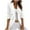 White, variant on BangWanChi Blazers for Women Business Casual Plus Size Women's Top Loose Long Sleeve Lapel No Hat Button Casual Suit Jacket