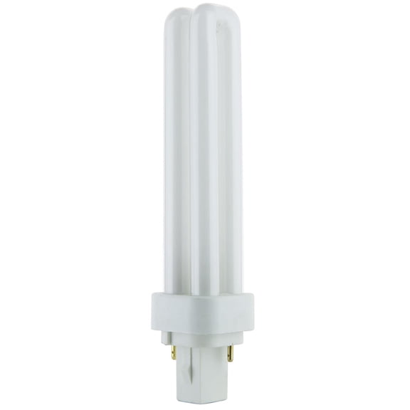 SUNLITE Compact Fluorescent G24D-2 2-Pin 18W 3000k Bulb