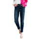 thumbnail image 1 of Prolriy Jeans para mujer, vaqueros ajustados con dobladillo, cintura alta, elásticos, modernos, casuales, deportivos, ajustados, vaqueros para mujer, vaqueros para mujer, azul 1 L, 1 of 8