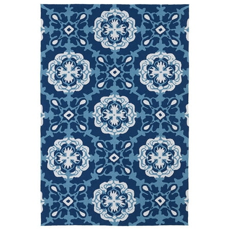 Kaleen Rugs Matira Collection MAT12-17 Blue Handmade 2'X3' Rug