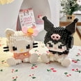 thumbnail image 2 of Sanrio Building Blocks Hello Kitty Bricks Kuromi Cinnamoroll Assembly Block Toys Cartoon Anime Figures Christmas Gift 05 no box, 2 of 5