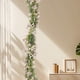 thumbnail image 4 of Vides de flor de gypsophila rosa simulada de rattan, enredaderas decorativas de flores falsas para tuberías de acondicionamiento, techo de salón, rattan de eucalipto retorcido de plástico, 4 of 6