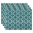 thumbnail image 2 of Simply Daisy 18" x 14" Beach Tile Geometric Print Placemat, Set of 4, 2 of 4