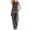 Dark Gray 1, variant on Trousers Sets for Women Summer Tracksuit Full Set Cotton Vest Tops and Wide Leg Trousers 2 Piece Travel Airport Outs Casual Solid Pyjamas Loungewear Leisure Suits Activewear Streetwear