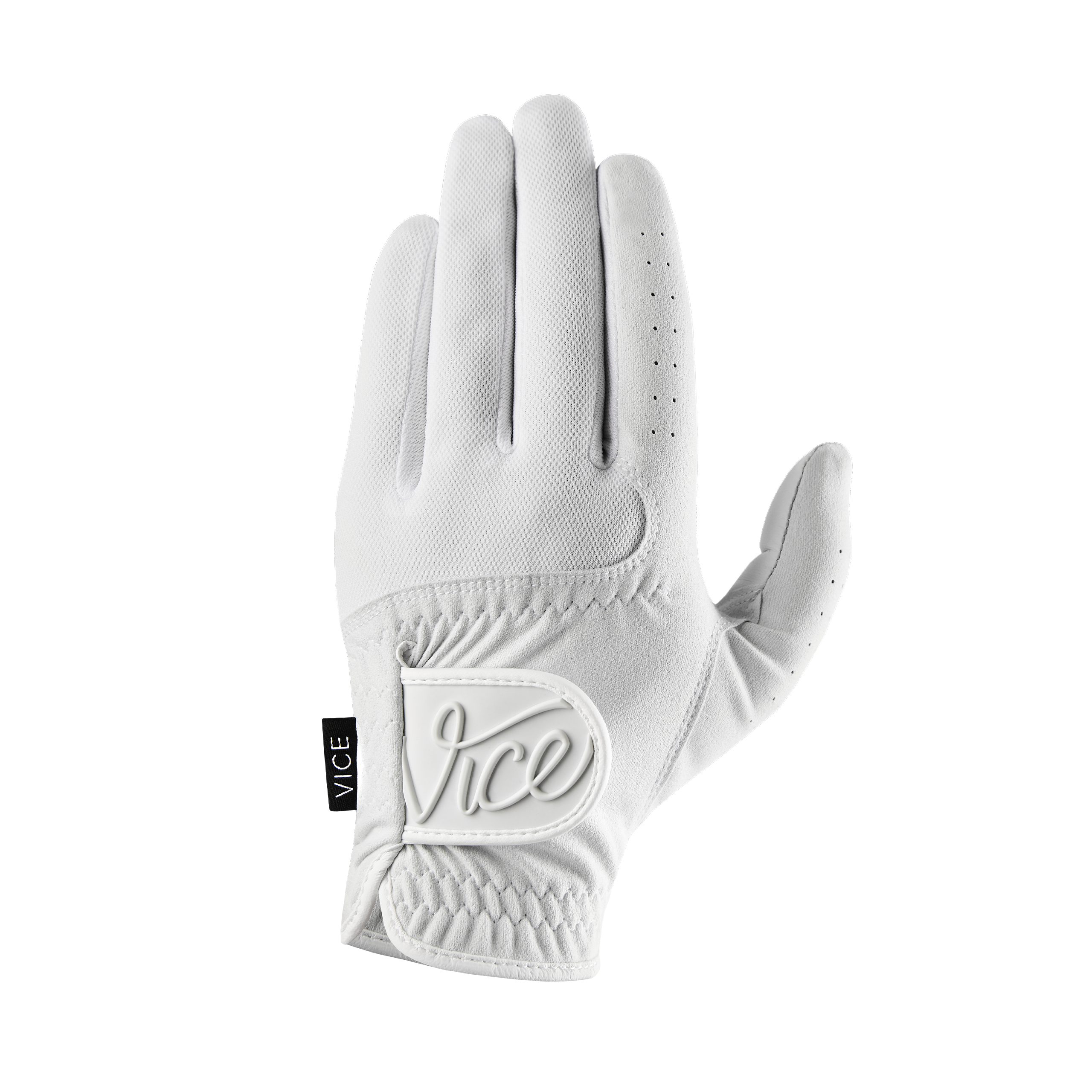 Vice Golf Duro White | Golf Glove | Great Fit and Feel | Left Hand x-Large