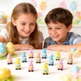 thumbnail image 4 of Easter Themed 5 Pack Mini Gnome Collectible Figurines, Pastel Rainbow Finished decorative Pieces for Home, Works As Easter decorations for The Home, Spring Party Supplies and, 4 of 6