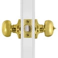 thumbnail image 6 of Design House 6-Way Universal Canton Hall and Closet Knob, Polished Brass, 6 of 14
