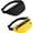 Black+yellow, variant on Waterproof Fanny Pack for Men Women, Lightweight Sports Waist Bag, Adjustable Belt Bag for Travel Hiking Running Outdoor Activities