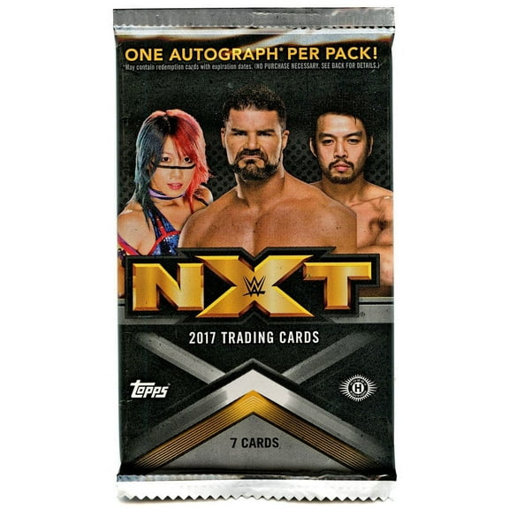 WWE Wrestling Topps 2017 NXT Trading Card HOBBY Pack