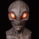thumbnail image 2 of Máscara Alien Halloween Cabeza Completa Látex para Cosplay (Ojos) Rojo, 2 of 3