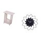 thumbnail image 5 of Mesita De Noche Práctica Con Reloj De Pared Acrílico En Forma De Flor. Silencioso Y Decorativo Para Hoteles, Cafeterías, Salones, Balcones, Dormitorios Y Pasillos., 5 of 8