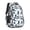Baseballs and Player, variant on Baseballs Only Blue Pattern Backpack for School, Cute School Bag with Adjustable Shoulder Straps and Padded Back, 16.9"x12.6"x5.9"