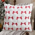 thumbnail image 7 of Christmas Tree Decorative Throw Pillow Covers Christmas Pillow Covers Throw Christmas Tree Snowflake Pillowcase Pillow Cases Party Supplies 18x18", 7 of 7