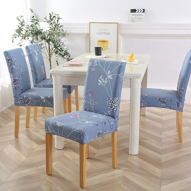1 PC Dining Chair Seat Covers Slip Cover Stretch Wedding ...