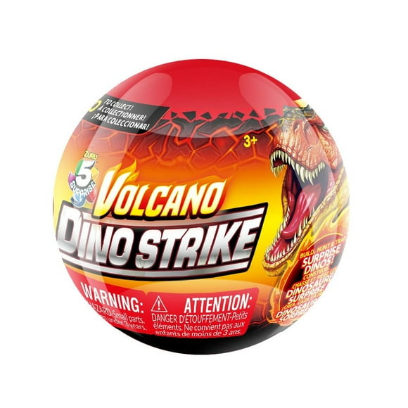 ZURU 5 SURPRISE Dino Strike Volcano Series 4 Mystery Collectible Capsule