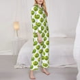 thumbnail image 5 of Wukai Happy Fruit Print Women's Pajama Set - Soft Long Sleeve Sleepwear for Comfort and Style-XX-Large, 5 of 9