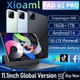 thumbnail image 2 of Tableta Xiaomi Pad 6S Pro original, versión global, 16 GB + 1 T, 11 pulgadas, HD, 4K, Android 14, 20000 mAh, 5G, doble SIM, WiFi, GPS, 2024, 2 of 5