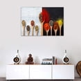 thumbnail image 4 of Kitchen Canvas Wall Art Couful Spice in Spoon Vintage Picture Dining Room Canvas Painting for Home Wall Decor, Spices Framed Artwork for Kitchen Restaurant Wall Decoration Ready to Hang (12" Hx18 W), 4 of 6