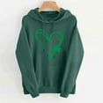thumbnail image 5 of Erwazi Womens St. Patrick's Day Drawstring Hoodies Sweatshirts Long Sleeve Graphic Pullover Tops, 5 of 6