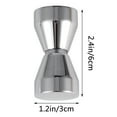 thumbnail image 2 of HEALEEP 1Pcs Round Door Handle for Residential and Commercial Doors Silver Aluminum Alloy, 2 of 8