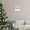 thumbnail image 2 of Winter Snow Holiday Gifts Holiday Painting White Framed Art Print Wall Art, 2 of 7