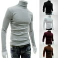 thumbnail image 4 of Hirigin Winter High Neck Thick Warm Sweater Men Turtleneck Brand Mens Sweaters Slim Fit Pullover Men Knitwear Male Double collar, 4 of 4