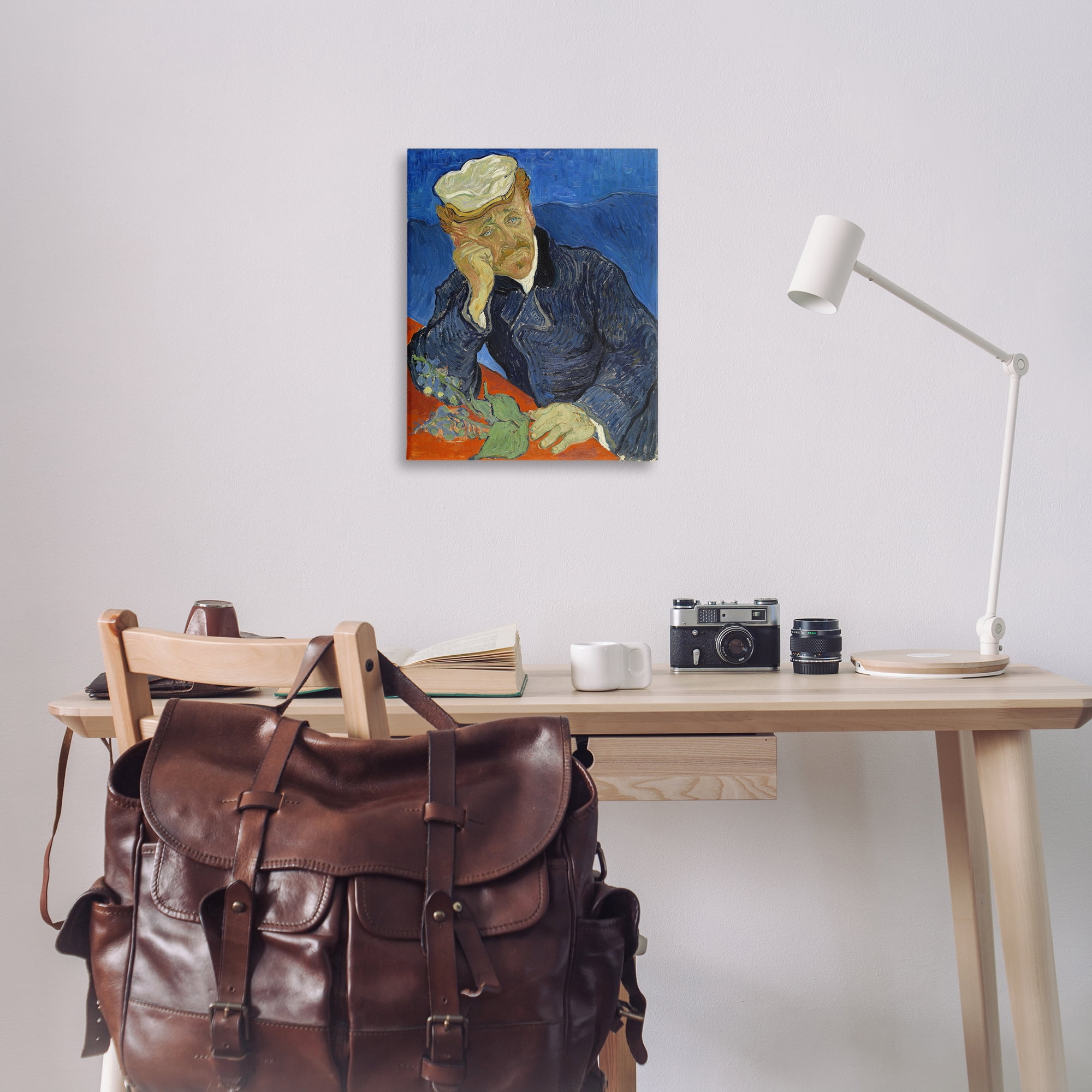 Stupell Industries Van Gogh Dr Paul Gachet People Painting Wrapped Canvas Art Print Wall Art, 24 x 30