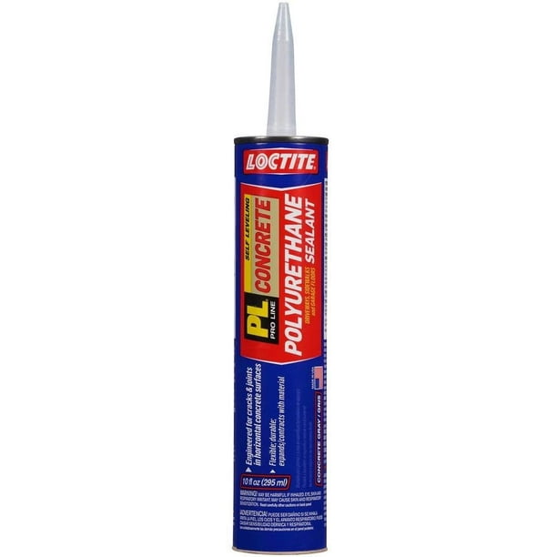 Loctite PL Polyurethane SelfLeveling Concrete Crack Sealant Grey 10 oz. 12 Tubes per Carton