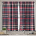thumbnail image 2 of Ambesonne Plaid Valance & Curtain, Retro English Classical, 55"x30", Multicolor, 2 of 6