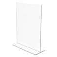thumbnail image 6 of Deflecto Superior Image Double Sided Sign Holder, 8.5 x 11 Insert, Clear, 6 of 10