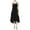 Black, variant on Theory Womens Solid Linen Sheath Dress