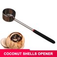 thumbnail image 2 of CAROOTU Stainless Steel Coconut Shell Opener Puncher + Hammer Tools Kitchen Gadget, 2 of 5