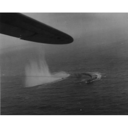 U135 Series - LAMINATED POSTER LTJG Finnie's Catalina: U-135 had just been forced to the surface after a series of depth charge att Poster Print 24 x 36