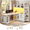 White, variant on 59" L Shaped Standing Desk with 3 Drawers and Open Storage Shelves, Corner Computer Desk with LED Lights for Home Office