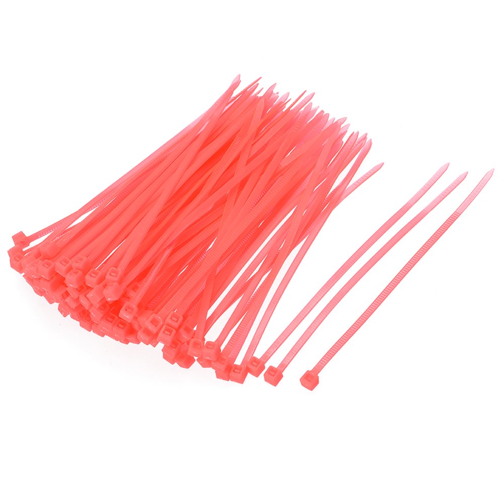 Nylon Cable Ties 4Inch SelfLocking Zip Ties 0.09Inch Width Pink