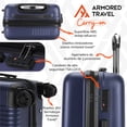thumbnail image 4 of Maleta de viaje Carry-on Armored Travel 20' 10 kg ABS doble calibre candado de alta seguridad TSA LOCK Azul, 4 of 9