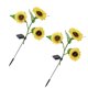 thumbnail image 2 of Bearachild Luz de girasoles solares para exteriores, IP65, resistente al agua, para jardín, camino, parque, Patio, porche, decoración de pasarela, Iluminación y accesorios Tres cabezas Bearachild HA073198-02, 2 of 6