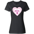 thumbnail image 3 of Inktastic Mimi Pink Valentine Hearts Women's T-Shirt, 3 of 5