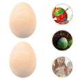 thumbnail image 3 of OFFIGAM 12pcs Unpainted Wooden Eggs for Easter Crafts, Projects, Home Decor and Seasonal Decorations, 3 of 6