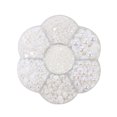 thumbnail image 1 of 2800 Pcs Perles pour Ongles, Perles Flatback pour Visage et Yeux, Perles Rondes Plates pour Décorations DIY, 1 of 5