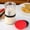 Red, variant on Sourdough Fermentation Jar,Clear Airtight Glass Dough Proofing Container With Scale Mark Thermometer and Date Tag for Homemade Starter Cultivation,Bread Baking and Natural Fermented Food Storage