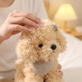 thumbnail image 4 of 9.1in Cute Puppy Plush Toy, Stuffed Dog Animal, Soft Plushie, Cuddly Pet Doll, Home Decor, Soft Material, Gift for Anniversaries and Special Events, 4 of 6