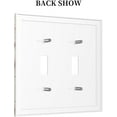 thumbnail image 4 of Light Switch Cover Cartoon Underwater Sea Animal Ocean Sea Turtle 2 Gang Wall Plate Double Light Switch Plate Toggle Decorative Outlet Covers Electrical Switchplate for Bathroom Nursery Decor, 4 of 8