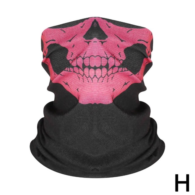 Seamless Headscarf Multifunctional Magic Riding Mask Warm Surrounding Halloween Props Ever-Changing Skull Outdoor Mask